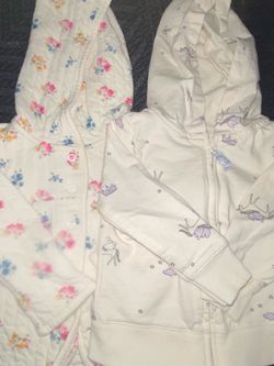 Baby zip up jackets