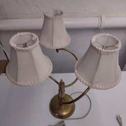 Antique solid brass lamp 