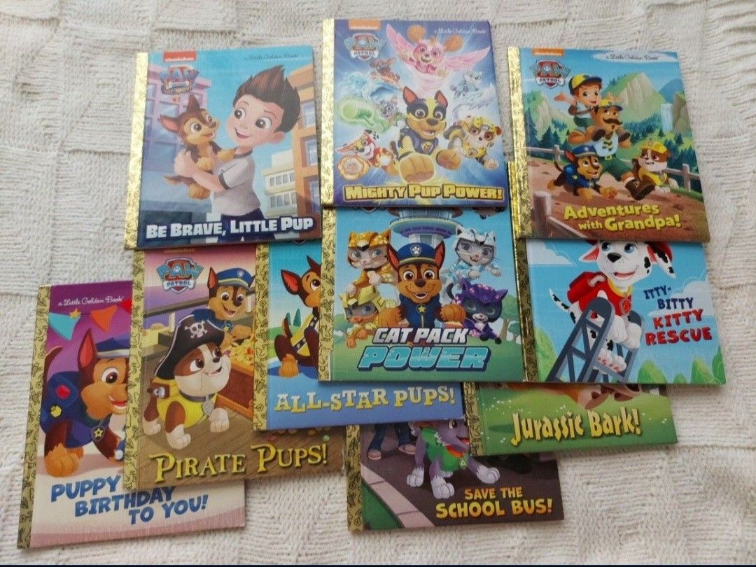 10 Paw Patrol Golden Books