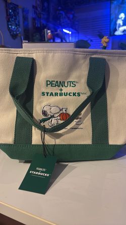 STARBUCKS + PEANUTS personal tote
