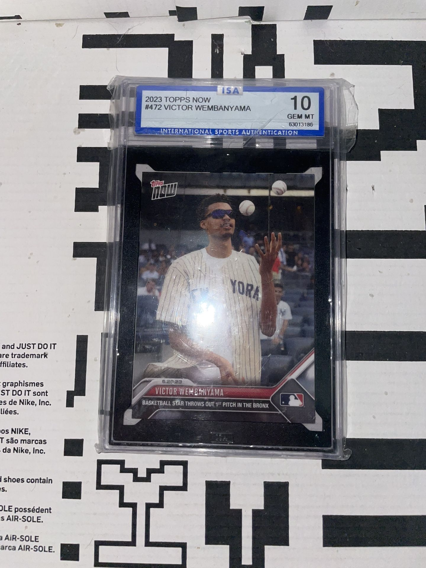 GRADED Victor W card along with rookie cards