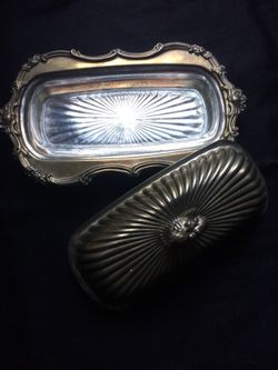 Leonard Butter Dish Silver