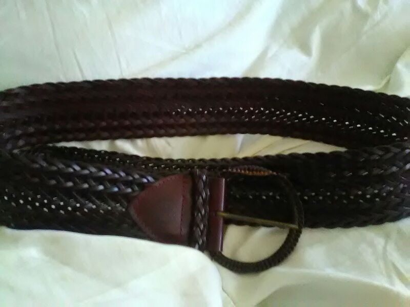 Large Izod dark brown belt