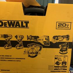 Dewalt 20 Volt Drill Combo Kit 6 Pc 