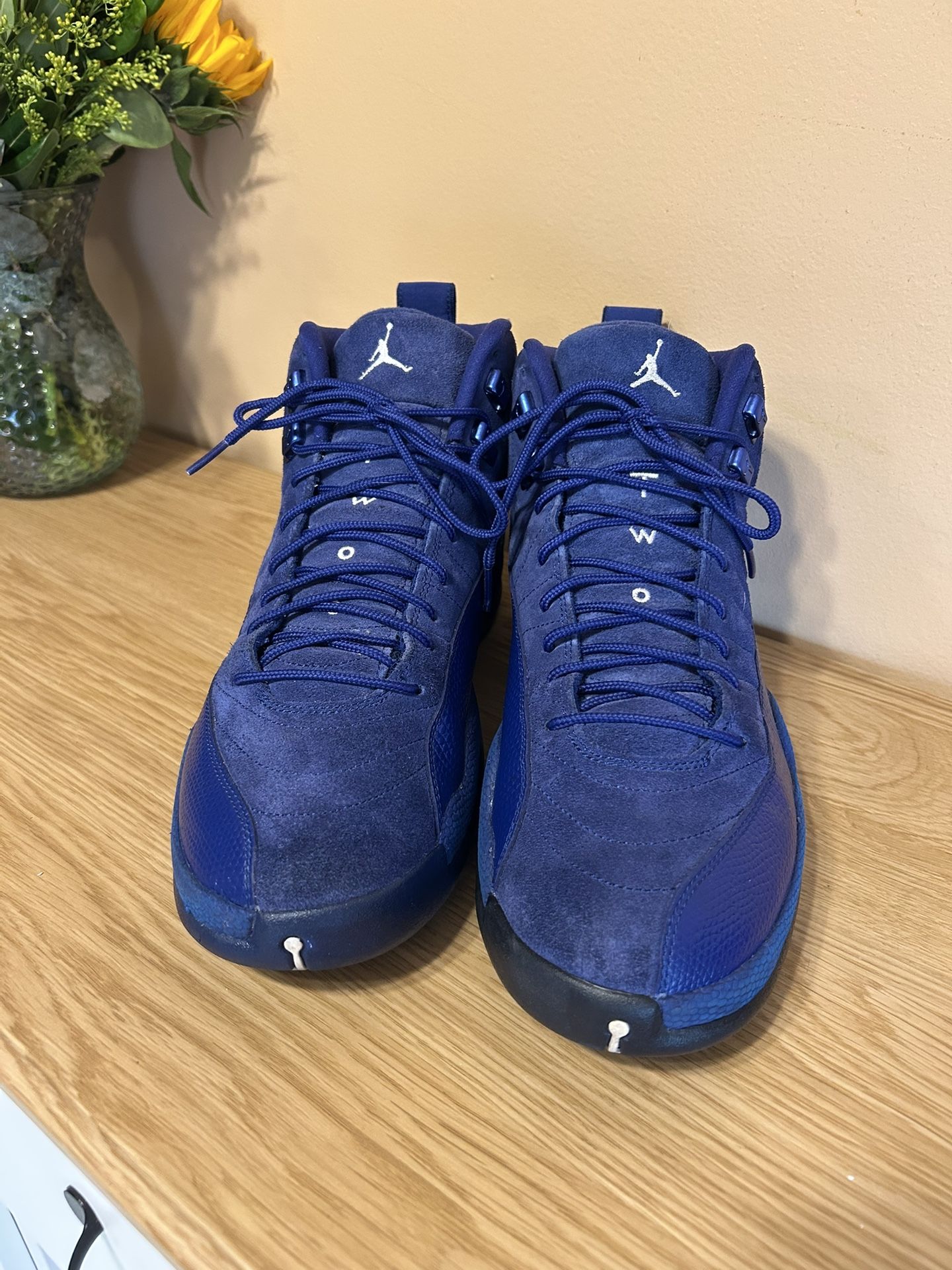Jordan 12 Retro Deep Royal Blue Mens size 12