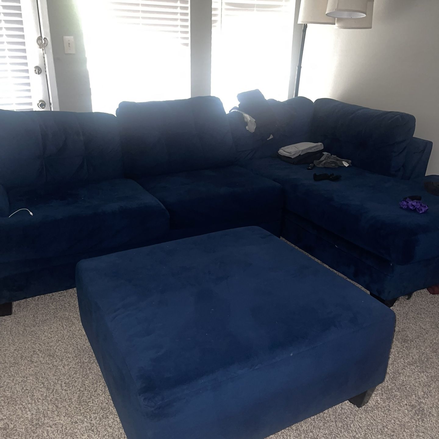 Couch W/ Ottoman 