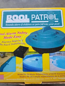 Pool patrol alarm