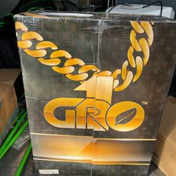 Grow1 Big Ten 10” Air-Cooled Reflector – NEW / Hinged Glass / 10in Flanges / Grow Light Hood