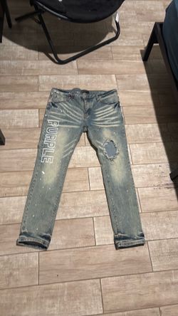 Purple jeans