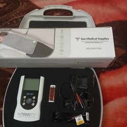 Electronic Nerve Stimulator & back brace