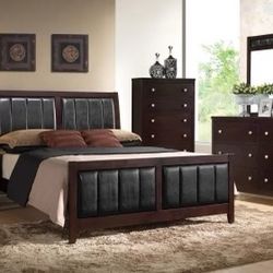 4 Pc Queen Bed Bedroom Set 