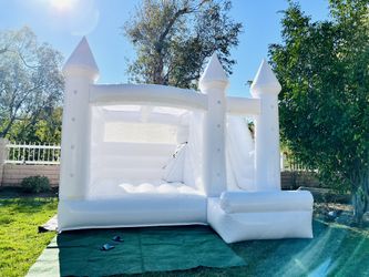 White Bounce House Jumper 
