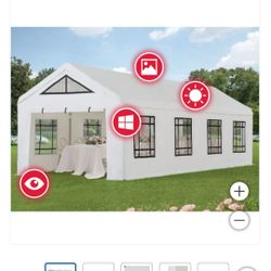 Sunjoy 30' x 12' White Outdoor Canopy Party Tent $1,500