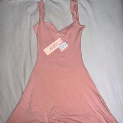 Womens Pink Mini Dress