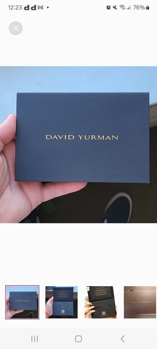 David Yurman Limited Edition Ring Sizer [New] 