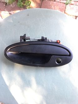 97-05 Park Ave Front Black Outside Outer Exterior Door Handle Left Driver Side L