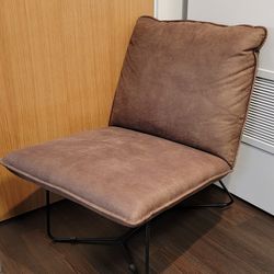 Accent Chair, faux seude material