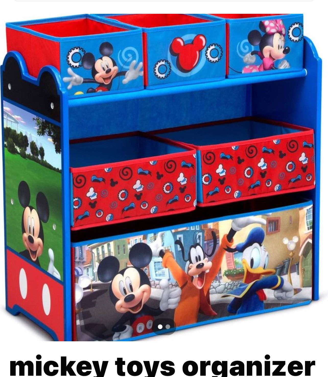 Mickey Organizer, Sofa And Pop up Tent All 3 For $80