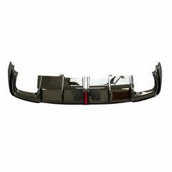 Fits For 2020-2024 Audi A4 S4 B10 Gloss Black Rear Bumper Diffuser Lip Spoiler