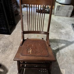Vintage Wooden Rocking Chair