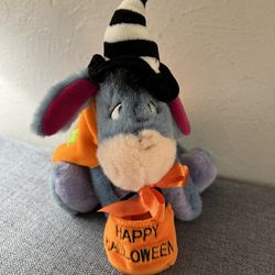 HALLOWEEN Disney Store 8" Eeyore Witch Costume Plush Winnie the Pooh