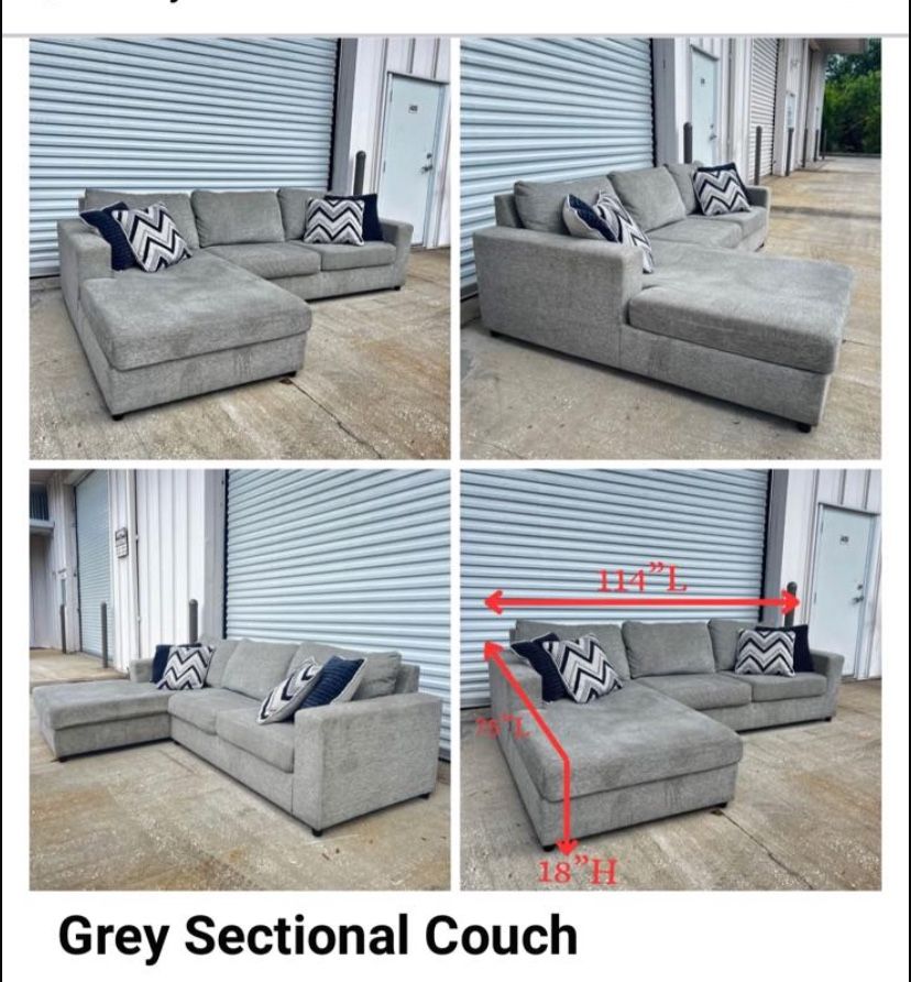 Gray Sectional Couch