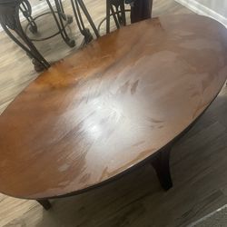 Wood Coffee Table Set