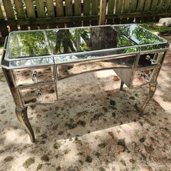 Regency style Mirrored vanity