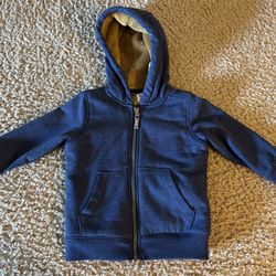 Baby Boy’s 18 Months Blue Zip Up Hoodie