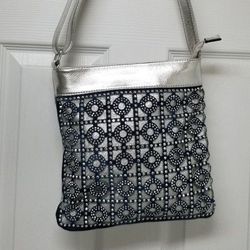 Silver Shoulder Bag 