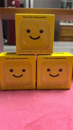 Starface Hydro-Star® Yellow Compact + Hydrocolloid Pimple Patch, 32 ct