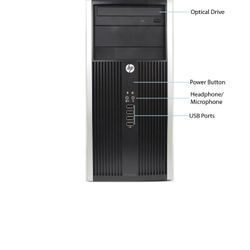Refurbished  - HP 6200-T Core i5-2400 3.1GHz 8GB RAM 500GBHDD - 3.5/DVD/Win10P64