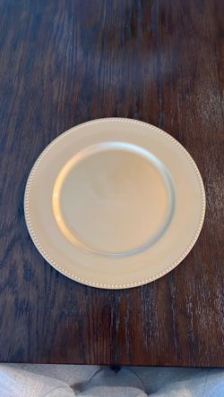 Gold charger plates