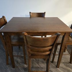 Pub Table W/ 4 Chairs