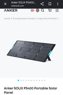 Anker SOLIX PS400 Portable Solar Panel