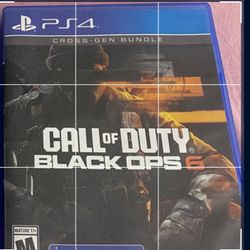 BO6 (ps4 Disc Also Digital For PS5)