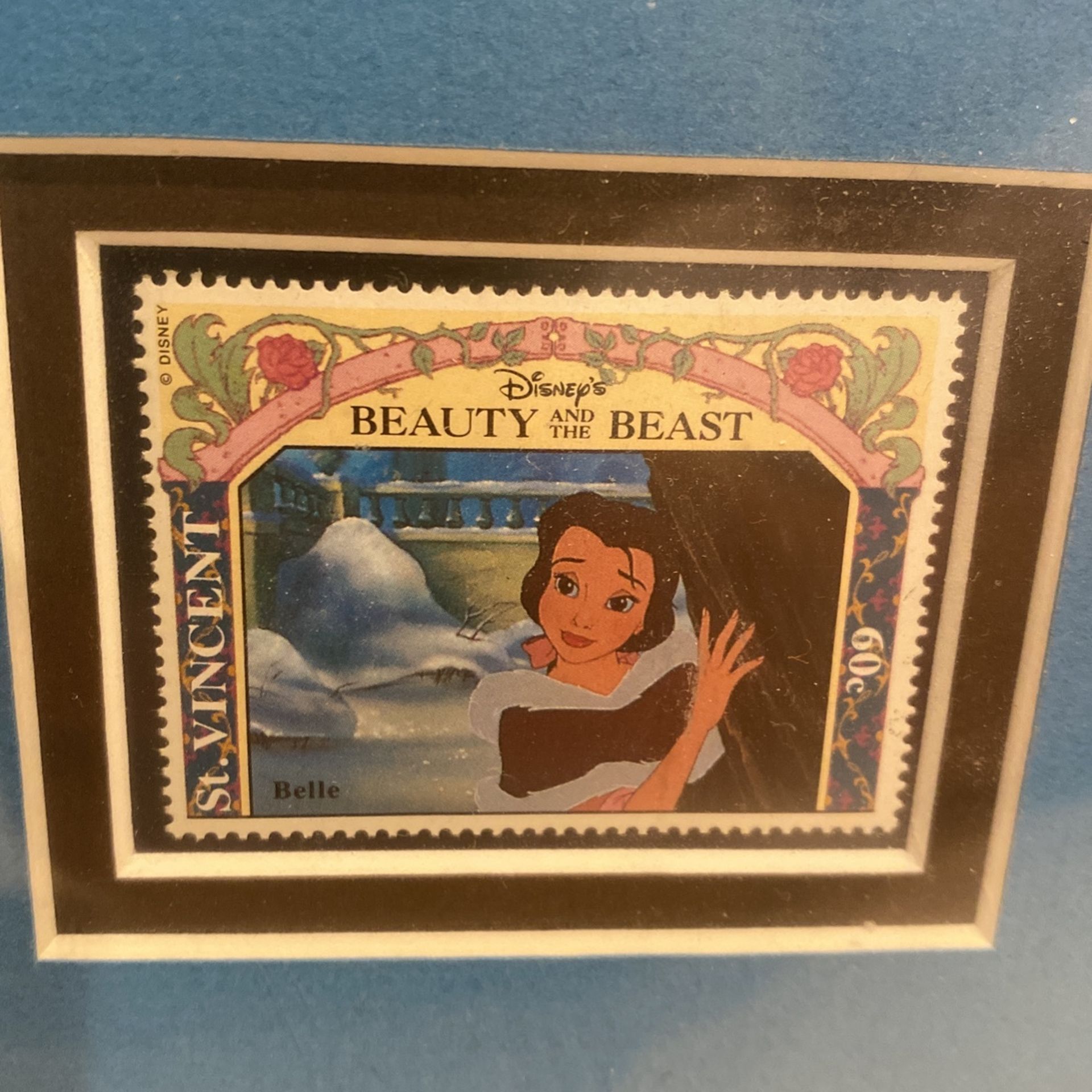 BELLE BEAUTY AND THE BEAST WALT DISNEY STAMP