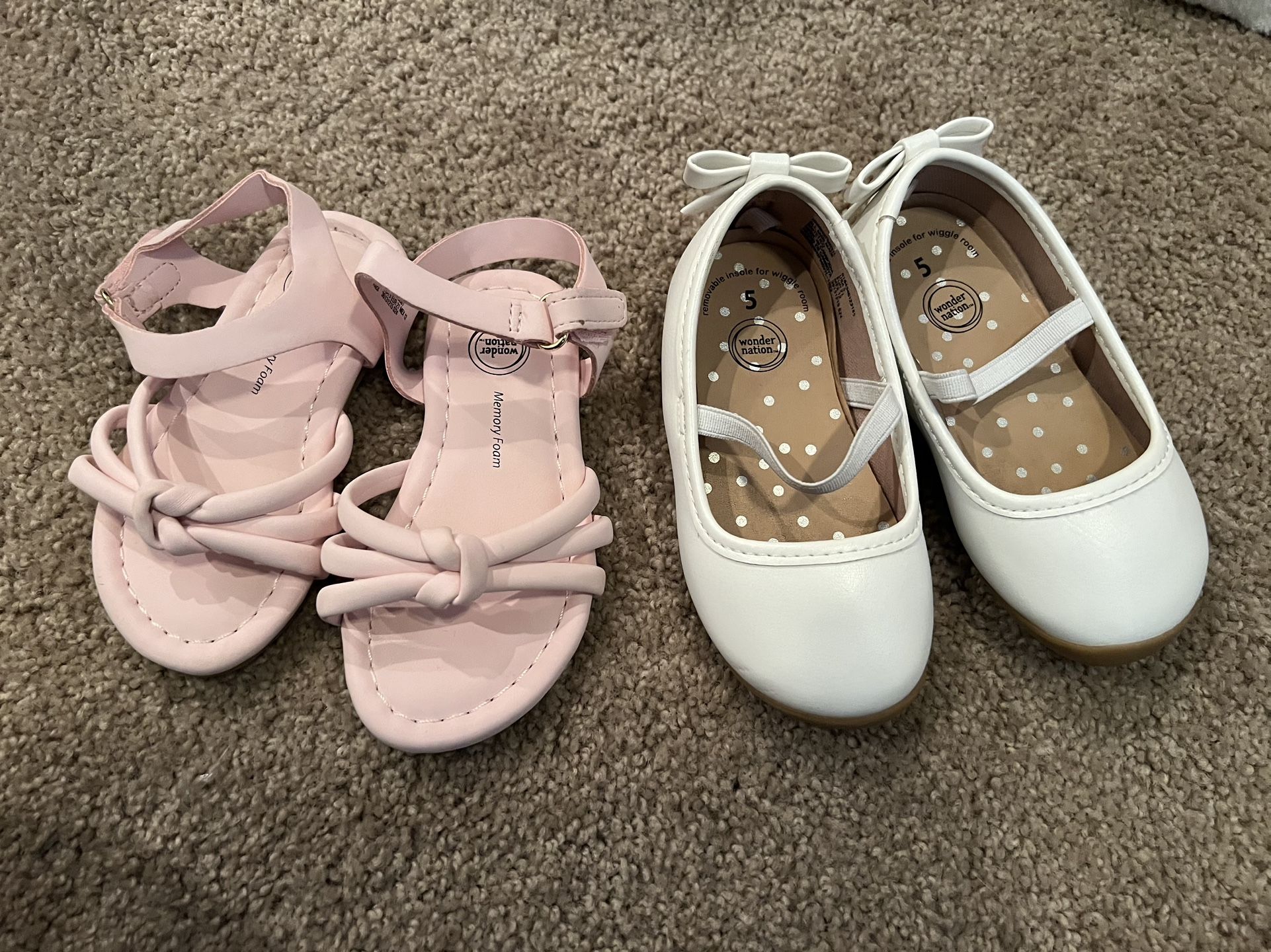 Wonder Nation Sandal And Dress Show Toddler Size 5