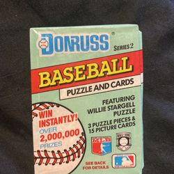 1991 Donruss Baseball Card Wax  Puzzle And Cards Mlb Collectible 