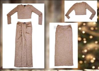 Forever21 matching long sleeve and skirt