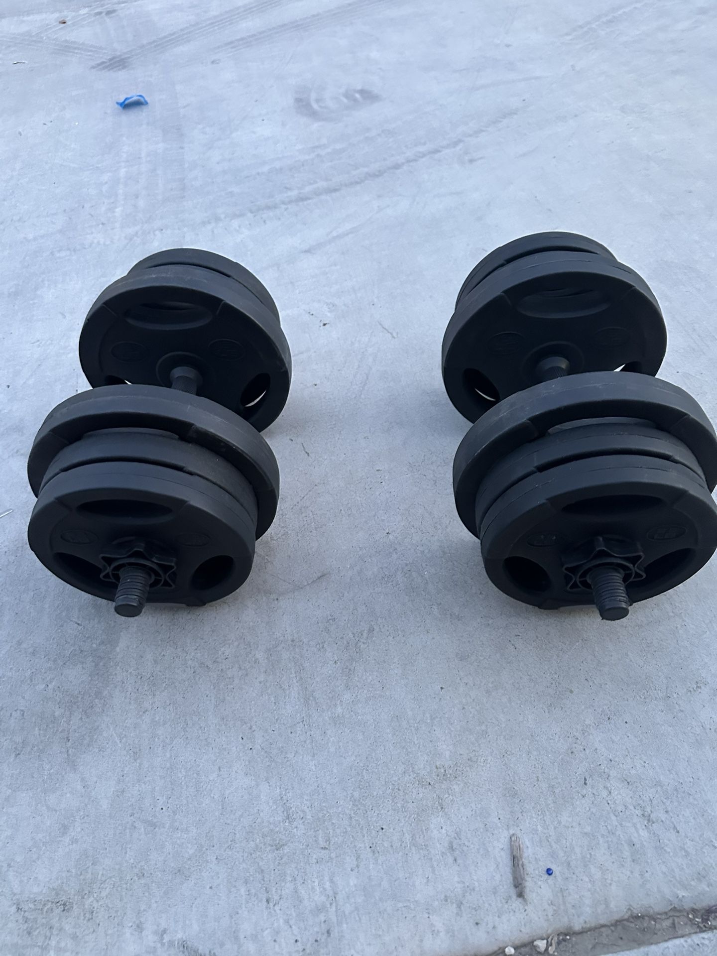 Dumbbell Weight Set - Vivitar Adjustable (40 lb Total Weight)