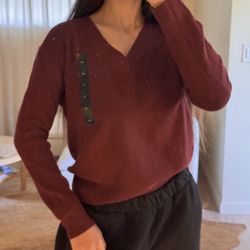 Thin Burgundy Sweater - Banana Republic (New)
