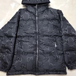 Gucci Jumbo GG Nylon Canvas Goose-Down Jacket