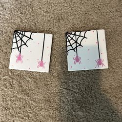 Halloween themed drink coasters