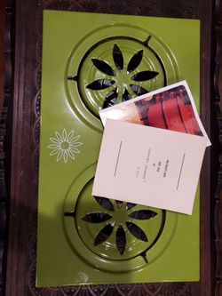 Vintage journal country cookery 2 burner cooktop