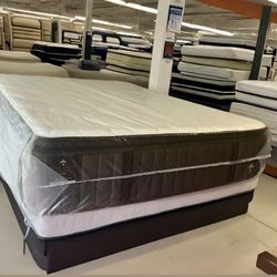 Queen Size Mattress Stearns Foster LUX ESTATE MOORE Pillow Top 14” inches Thick Firm New From Factory Delivery Same Day 
