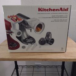 BRAND NEW KitchenAid Mixer Attachment Pack #2 ( Grind, Stuff, Slice, Shred)