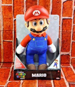Nintendo The Super Mario Bros. Movie Mario Poseable Plush