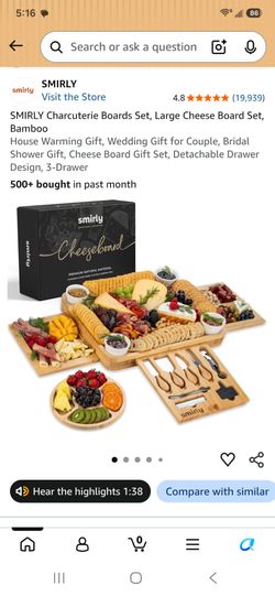 SMIRLY Charcuterie Board Set
