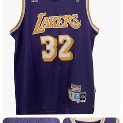 Magic Johnson Lakers Jersey Adidas Small S